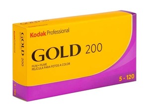 [2024-6期限] GOLD200 ブローニー120【5本入】Kodak カラーネガフィルム ISO感度200【即決】コダック CAT 107-5597★0041771075590
