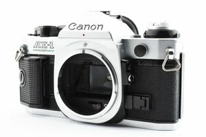 【実用外観美品 訳有】Canon キャノン AE-1 PROGRAM シルバー ボディ フィルム一眼カメラ #753-1