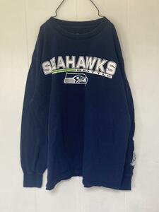 US輸入古着 NFL シアトルシーホークス ロンT