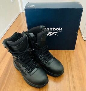 美品 Reebok ラピッドレスポンスタクティカルブーツ 型番:8874 US8.5(26.5cm) black(黒) 使用回数1回 アウトドア、バイク、安全靴 ブーツ