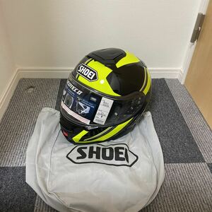 展示品 SHOEI ショウエイ フルフェイス ヘルメット NEOTEC2 ネオテック2 EXCURSION エクスカーション TC-3 Mサイズ 57cm イエロー ブラック