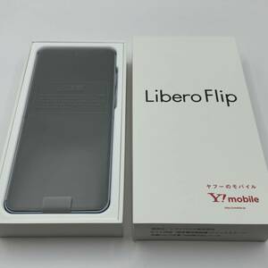 新品未使用 ZTE スマホ Libero Flip A304ZT Y! mobile版 ブルー SIMフリー