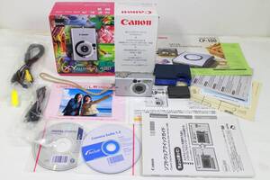 元箱入り 動作確認済 Canon IXY Digital 400 Silver シルバー 銀 コンパクトデジタルカメラ 7.4-22.2mm 1:2.8-4.9 4.0 MEGA 箱 附属品付き