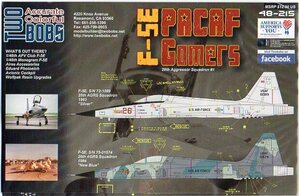 1/48TWOBOBSツーボブス デカール　48-215 F-5E PACAF Gomers #1