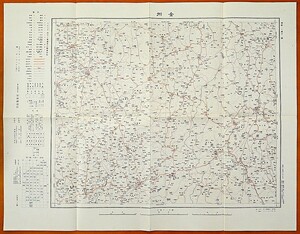 全州　二十万分の一図 1枚 朝鮮総統府著作 大正10年 小林又七発行 検:大韓民国全北特別自治道中部全州市 チョンジュ 日本統治下韓国古地図