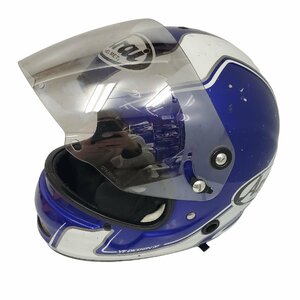 Arai アライ 競艇 ボートレースヘルメット サイズS 55-56cm 　ヘルメット　　AH-1010　ブルー・ホワイト