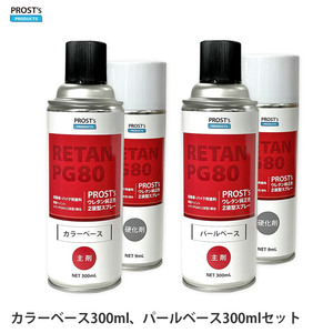 PROST’s ウレタン純正色 2液型スプレー ホンダ NH452P [バイク色]アルパインホワイトパール600ml Z24