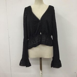 SLY 2 スライ カットソー 長袖 030bsy30-0550 DIA LACE BOLERO Cut and Sewn 黒 / ブラック / 10119877