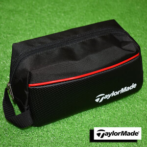 TaylorMade テーラーメイド ゴルフ ポーチ【ブラック】新品！ 