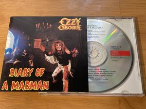 (32DP 416)HR/HM レア 86年JETレーベル国内初期3200円盤 オジー・オズボーン(OZZY OSBOURNE) 81年2nd「ダイアリー・オブ・ア・マッドマン」