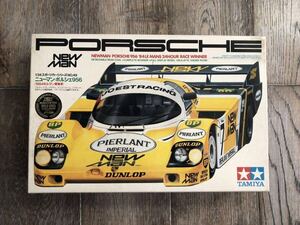 ◆送料込み◆ 『昭和レトロ 絶版 』 タミヤ TAMIYA ニューマンポルシェ NEW MAN PORSCHE 956 1/24スケール 当時物 希少 未組立 絶版