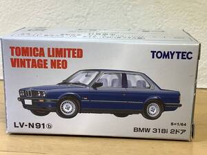 [51] トミカ TOMYTEC / TLV 1/64 LV-N91b BMW 318i ２ドア トミカリミテッドビンテージ 青 ブルー トミーテック TOMICA レア ミニカー