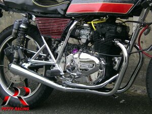 KAWASAKI Z250FT【極】メガホン マフラー メッキ