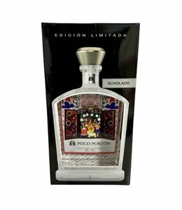 【 新品未開栓　ピスコ ポルトン アチョラード クリスマス限定ボトル PISCO RORTON ACHOLADO 750ml ブランデー ぶどう 蒸留酒 ペルー産 】