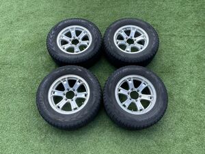 Weds KEELER ウェッズ キーラー 7.5J 6 PCD 139.7 +25 YOKOHAMA iceGUARD G075 265/65R17 112Q 17年製 ホイールタイヤセット 【TE-B-T6】