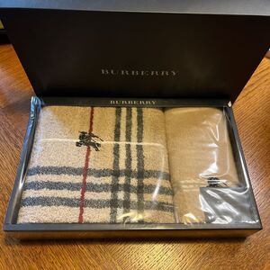 ◯ BURBERRY・ バーバリー・ フェイスタオル1・ミニテリー1・BB8110・TBF2497002・ ベージュ