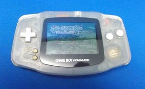 動作確認済 ゲームボーイアドバンス 本体 ミルキーブルー 任天堂 レトロゲーム 当時物 GBA GAME BOY ADVANCE