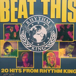 q LP V.A. BEAT THIS THE HITS OF RHYTHM KING 見開きジャケット レコード 5点以上落札で送料無料