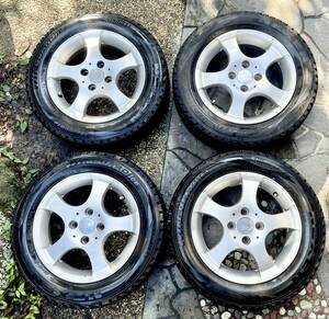 希少！14インチ VWゴルフ2 ATSアルミホイール 4本 185/60R14 スタッドレス ゴルフ1 ゴルフ3 ゴルフカブリオレ ジェッタ フォルクスワーゲン