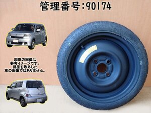 H20 bB QNC21 T115/70D14/2008年製/J14×4T/4穴/PCD=100/スペアタイヤ/SPタイヤ/テンパータイヤ 1本