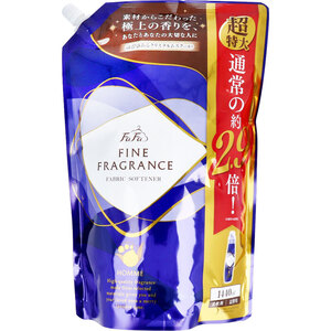 【まとめ買う】ファーファ ファインフレグランス オム クリスタルムスクの香り 柔軟剤 詰替用 1440mL×4個セット