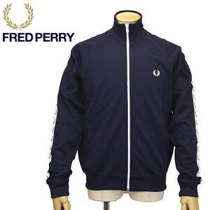 FRED PERRY (フレッドペリー) J4620 Taped Track Jacket テープド トラックジャケット FP512 885CARBONBLUE S