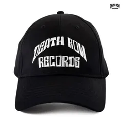 DEATH ROW RECORDS NEW CORE LOGO SNAPBACK CAP【BLACK】 (デスロウレコード 帽子 キャップ スヌープドッグ SNOOP DOGG スナップバックキャップ ロゴ)