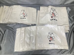 12-16-444 ◎AK 未使用品　AVRIL アヴリル マルシェバッグ 買い物バッグ トートバッグ バッグ Mサイズ Lサイズ 15枚セット