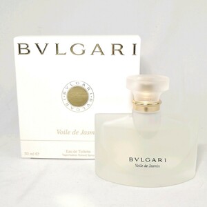 C 11 Φ 【 50ml ほぼ満タン 】 BVLGARI Voile de Jasmin ブルガリ ジャスミンヴェール EDT オードトワレ SP スプレー 香水 フレグランス