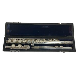 KS USED SANKYO FLUTE サンキョー フルート PRIMA ETUDE SAYAMA 銀製 925刻印 管楽器 サンキョウ flute 動作未確認 ケース付 簡易清掃済