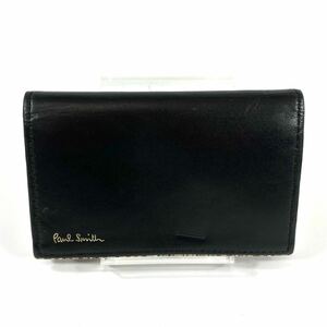 ☆1000円スタート☆ ポールスミス カードケース 名刺入れ Paul Smith 黒 ブラック ヴィンテージ レディース メンズ RL