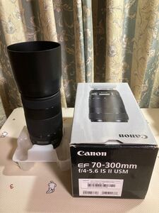 ★極上品★キャノン EFズームレンズ望遠 キヤノン Canon EF 70-300mm F4-5.6 IS II USM 手振れ補正付きズームレンズ　送料無料！