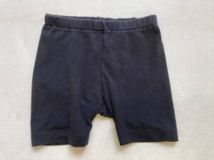 UNIQLO BABY 404313 ドライレギンス（5分丈）80 USED ユニクロ ベビー BLACK ブラック 