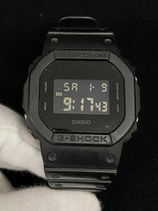 D630★CASIO カシオ G-SHOCK DW-5600BB メンズ腕時計 ジーショック ブラック デジタル文字盤 稼働品