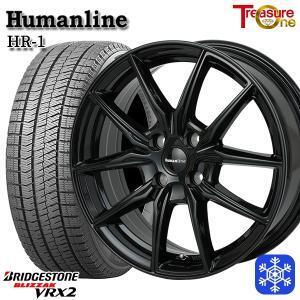 札幌 新品 冬セット ヒューマンライン HR-1 14x4.5J +45 4H100 ブリヂストン VRX2 165/65R14インチ ハスラー等