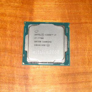 Intel Core i7-7700 3.6GHz(TB:最大4.2GHz) LGA1151 Kabylake 動作確認済 クリックポストなら送料185円 [No.1003]