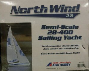 ABC HOBBY 59400 North Wind 28 Semi-Scale 28-400 Sailing Yacht d