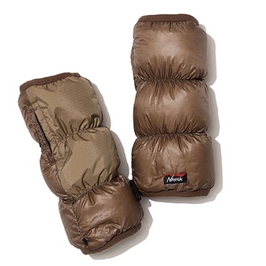 ナンガ マウンテンロッジダウンリストゲーター モカ S #N0002098-MOCHA MOUNTAIN LODGE DOWN WRIST GAITERS NANGA 新品 未使用