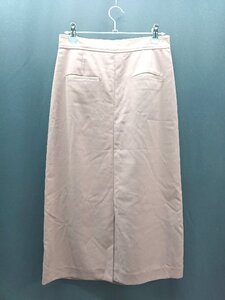 ◇ PROPORTION BODY DRESSING バックファスナー スリット 裏地あり ロング タイト スカート サイズ3 モカ レディース E