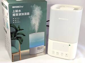 BASEOW 上給水超音波加湿器 SYP2301 タンク容量：2.8L ホワイト