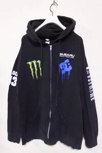 DC Shoes SUBARU WORLD RALLY TEAM USA STI Hoodie size L スバル ケンブロック スウェット パーカー