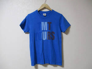 TMT ティーエムティー 　Tシャツ　 YOURS BIG3　ブルー　 サイズ　SMALL　　　　（３E　ケ