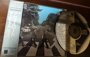 回収盤! 帯付 ザ・ビートルズ　アビイ・ロード　The Beatles　Abbey Road　歌詞カード付き! CP35016 入手困難!