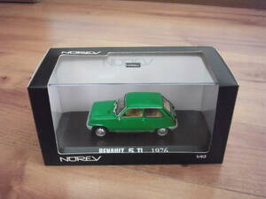 ノレブ　ルノー　5　TL　ミニカー　グリーン　緑　1976　NOREV　RENAULT　1/43