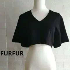 FURFUR  クロップド フレアスリーブ Tシャツ ギャザー トップス