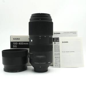 ■ほぼ新品■ SIGMA 100-400mm F5-6.3 DG OS HSM Contemporary ニコンF用　元箱付き！