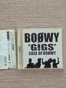 BOOWY●2CD『GIGS CASE OF BOOWY』中古　＊氷室京介.布袋寅泰.ライブアルバム