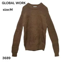 グローバルワーク　GLOBAL WORK ニット　トップス　Ｍ　おしゃれ