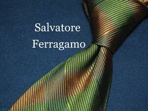 Salvatore Ferragamo フェラガモ ブランド ネクタイ ★3本以上 送料無料★ 良品 古着 卸 USED オールド 14