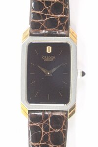 SEIKO セイコー CREDOR クレドール 2340-5110 SS クォーツ 2針 レディース 腕時計 スクエア 2096-HA